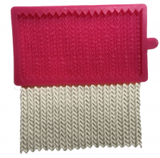 Cesil Silikonski Kalup - TEXTURA ŠTRIKANJE 1 (19,5x11,5cm)